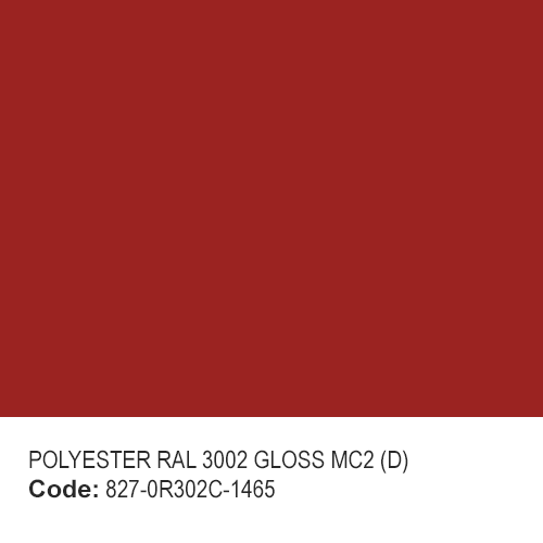 POLYESTER RAL 3002 GLOSS MC2 (D)